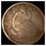 1844-O Silver Half Dollar (Seated Liberty) NICELY