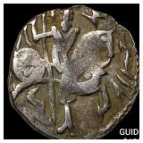 India Rajput Silver Jital 700-1000 AD NEARLY UNCI