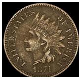 1874 Indian Head Cent NEARLY UNCIRCULATED