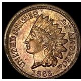 1863 Indian Head Cent UNCIRCULATED