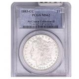 1883-CC Morgan Silver Dollar PCGS MS62 McClaren II