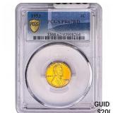 1953 Wheat Cent PCGS PR67 RD