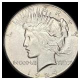 1924-S Silver Peace Dollar UNCIRCULATED