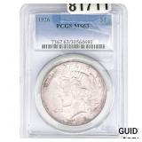 1926 Silver Peace Dollar PCGS MS63