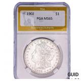 1902 Morgan Silver Dollar PGA MS65