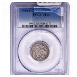 1920-D Buffalo Nickel PCGS VF30