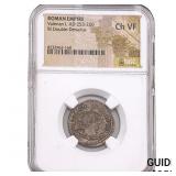 Roman Valerian I 253-260 AD BI Dbl-Denarius ChVF