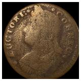 This is a British 1862 Bronze Halfpenny. NICELY CI
