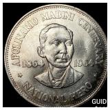 1964 Philippines Silver 1 Peso UNCIRCULATED