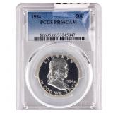 1954 Franklin Half Dollar PCGS PR66 CAM