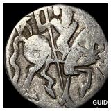 India Rajput Silver Jital 700-1000 AD NEARLY UNCI