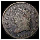1810 Classic Head Large Cent ABOUT UNCIRCULATED