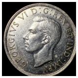 1939 Canada Silver 1 Dollar UNCIRCULATED