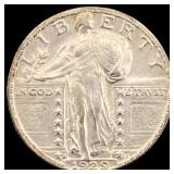 1929-S Standing Liberty Silver Quarter CHOICE  AU
