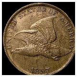 1857 Flying Eagle Cent CLOSELY UNCIRCULATED