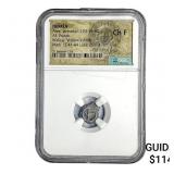 Judaea ALex Jannaeus 103-76 BC Bronze Prutah NGC