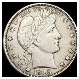 1915-S Silver Barber Half Dollar HIGH GRADE