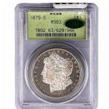 1879-S CAC Morgan Silver Dollar PCGS MS63