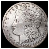 1902-S Silver Morgan Dollar CLOSELY UNCIRCULATED