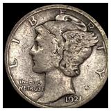1921 Silver Mercury Dime NICELY CIRCULATED