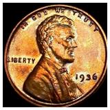 1936 Lincoln Wheat Cent CHOICE PROOF