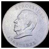 1973 Paraguay Silver 300 Guaranies CLOSELY UNCIRCU