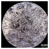 Mexico Silver 8 Reales Chopmarks NEARLY UNCIRCULA