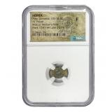 Judaea Alex Jannaeus 103-76 BC Bronze Prutah NGC