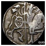 India Rajput Silver Jital 700-1000 AD NEARLY UNCI