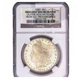 1885 Morgan Silver Dollar NGC BU Olathe Hoard