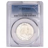 1963 Franklin Half Dollar PCGS MS63