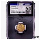 1919-S Wheat Cent NGC FunBox 2024 MS 9.3 RB