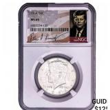 1964 Kennedy Half Dollar NGC MS65