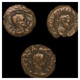 [3 Coins]Roman Egypt 235-284 AD BI Tetradrachm NE