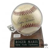 Roger Maris Signed Baseball w/ Certificate