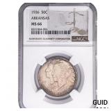 1936 Arkansas Half Dollar NGC MS66