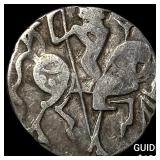 India Rajput Silver Jital 700-1000 AD NEARLY UNCI