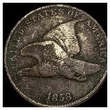 1858 Copper-Nickel Flying Eagle Cent HIGH GRADE
