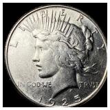 1925-S Silver Peace Dollar CLOSELY UNCIRCULATED