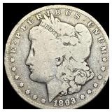 1893 Silver Morgan Dollar NICELY CIRCULATED