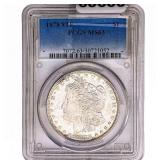 1878 8TF Morgan Silver Dollar PCGS MS63