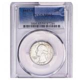 1937-S Washington Silver Quarter PCGS MS65