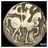 India Rajput 700-1000  Silver Jital NEARLY UNCIRC