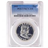 1955 Franklin Half Dollar PCGS PR67 CAM