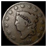 1831 Coronet Head Large Cent HIGH GRADE