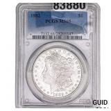 1882 Morgan Silver Dollar PCGS MS65