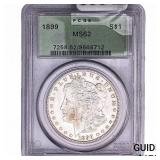 1899 Morgan Silver Dollar PCGS MS62