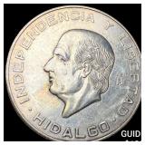 1956 Mexico Silver 10 Pesos CLOSELY UNCIRCULATED