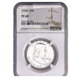 1958 Franklin Half Dollar NGC PF69