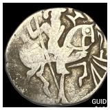 India Rajput 700-1000  Silver Jital NEARLY UNCIRC